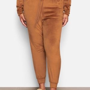 SKIMS COPPER VELOUR JOGGERS